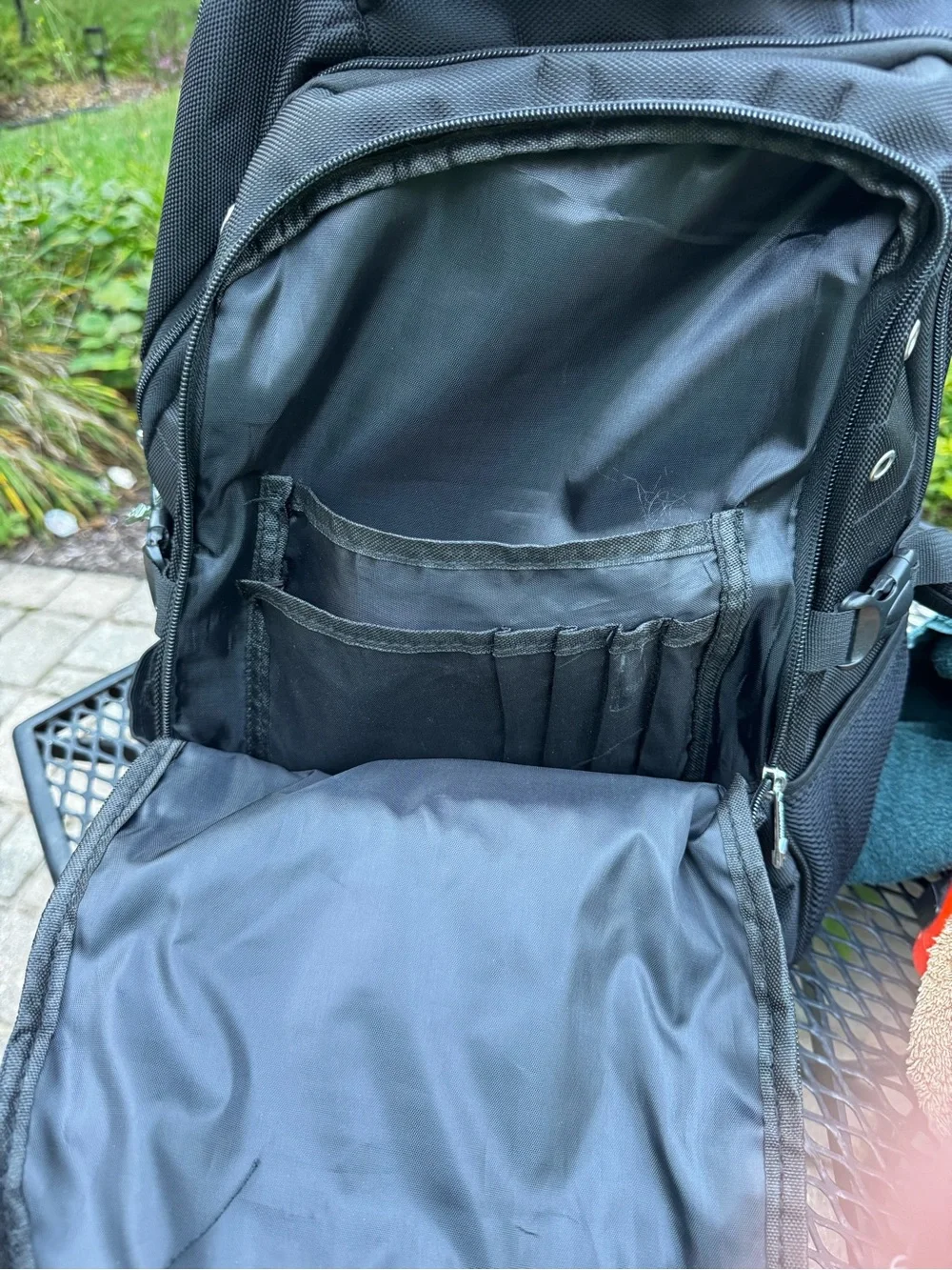 Swiss Elite Black and Red Men's Backpack